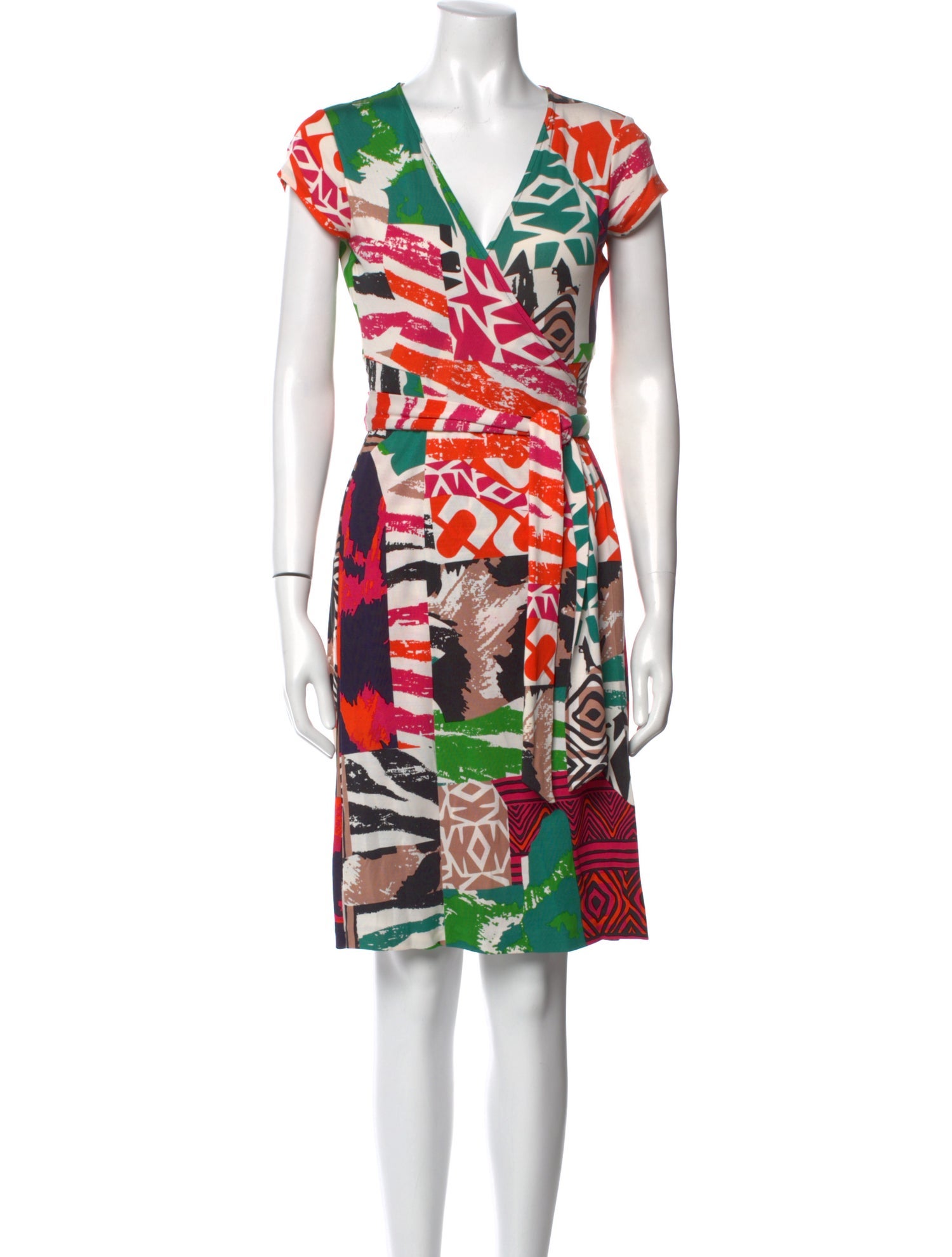 Diane von Furstenberg Silk Knee-Length Dress