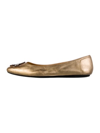 Diane von Furstenberg Leather Ballet Flats