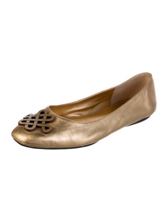 Diane von Furstenberg Leather Ballet Flats