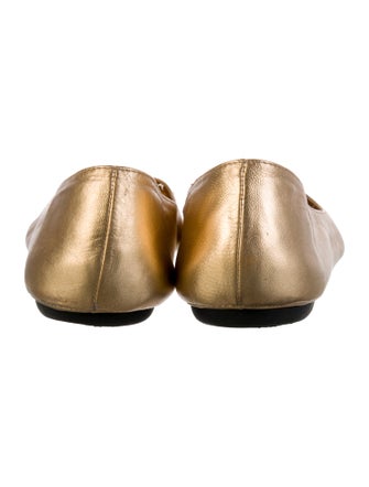 Diane von Furstenberg Leather Ballet Flats