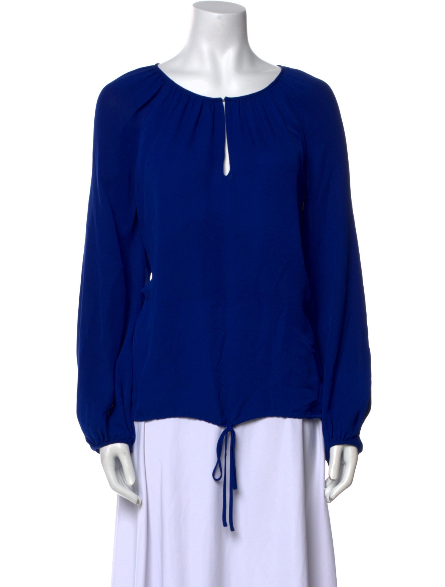 Diane von Furstenberg Silk Crew Neck Blouse