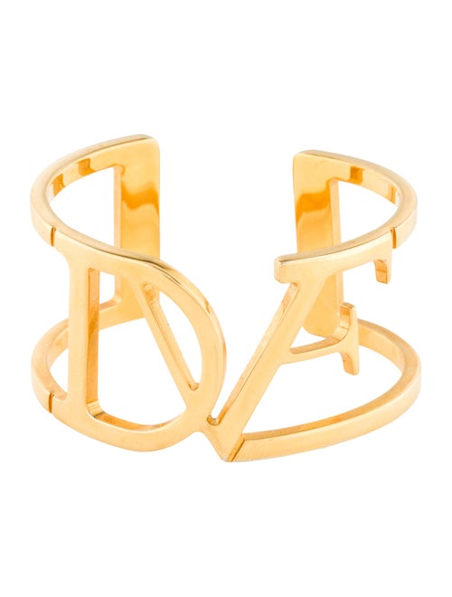 Diane von Furstenberg Furstenberg Logo Cuff Bracelet