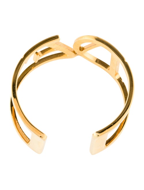 Diane von Furstenberg Furstenberg Logo Cuff Bracelet