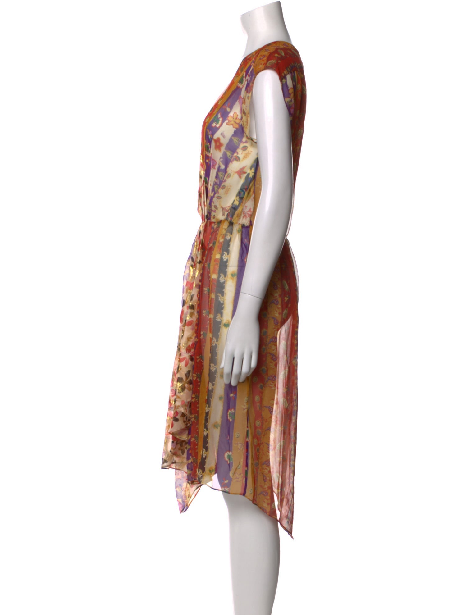 Diane von Furstenberg Silk Knee-Length Dress