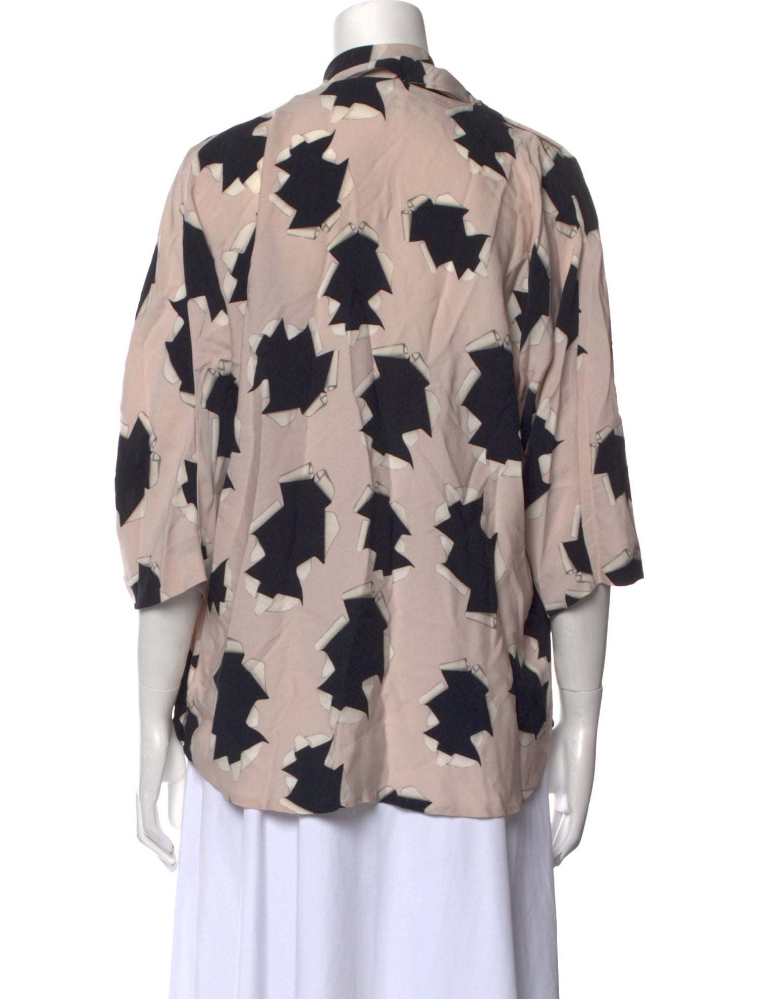 Diane von Furstenberg Silk Printed Blouse