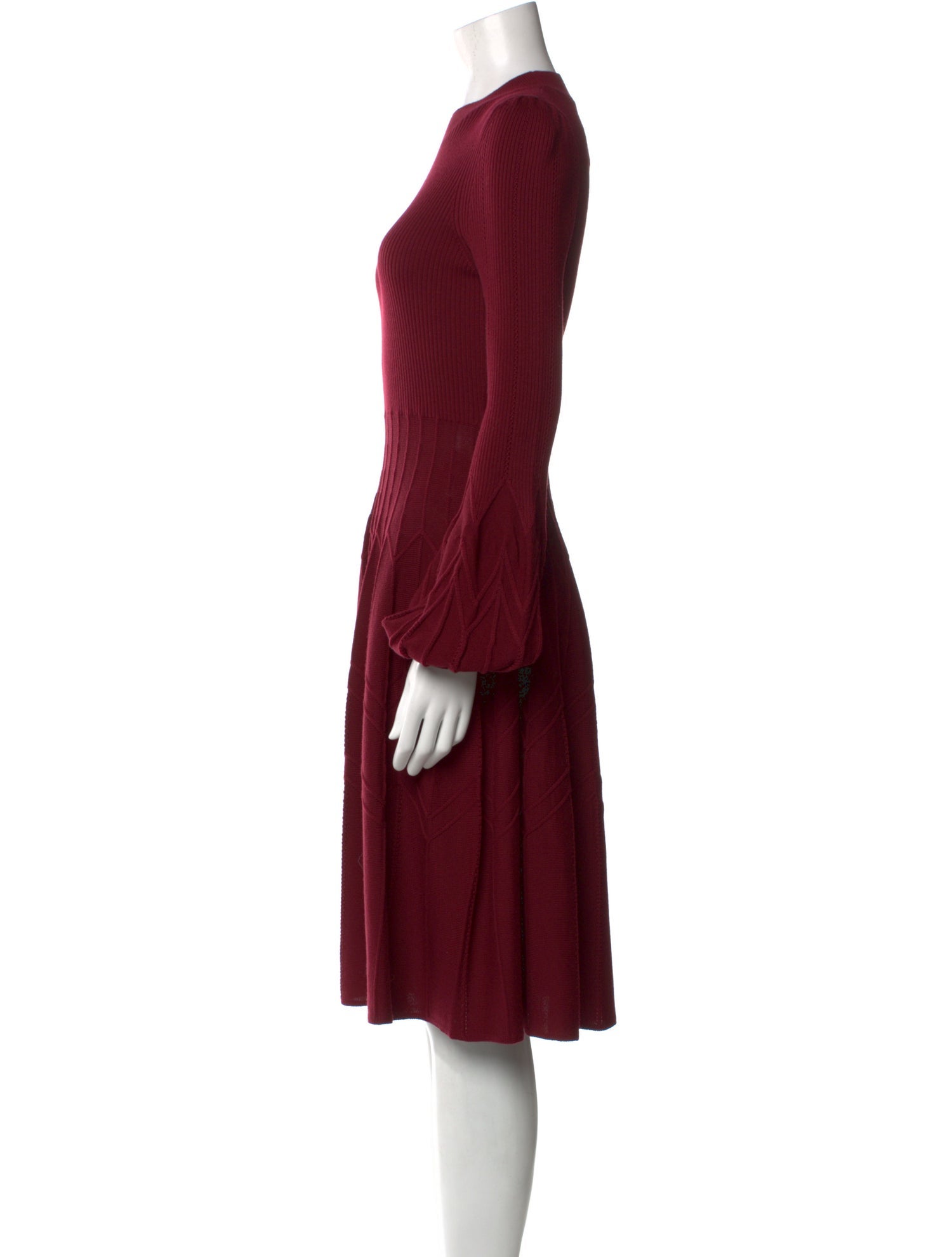 Diane von Furstenberg Crew Neck Knee-Length Dress