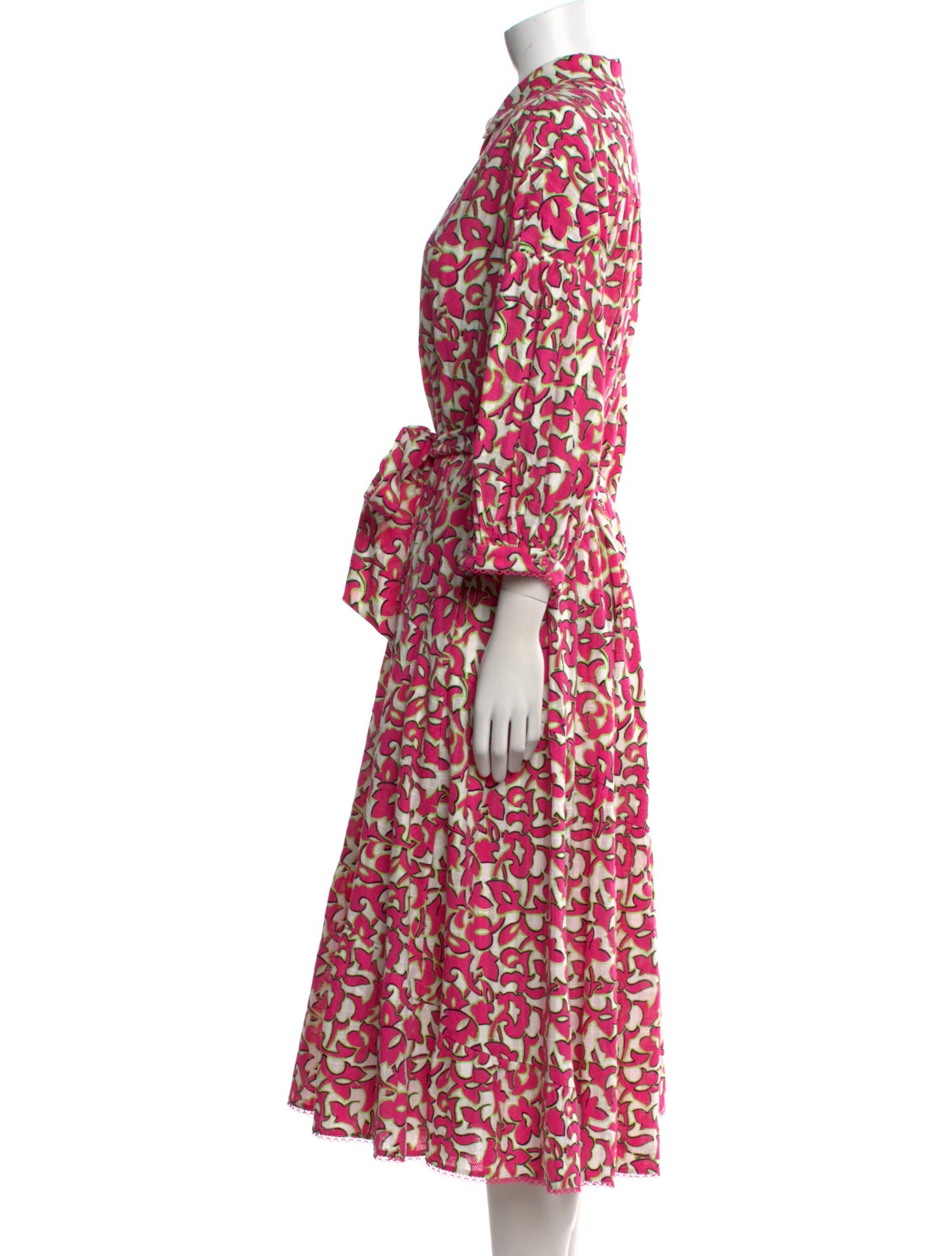 Diane von Furstenberg Printed Midi Length Dress