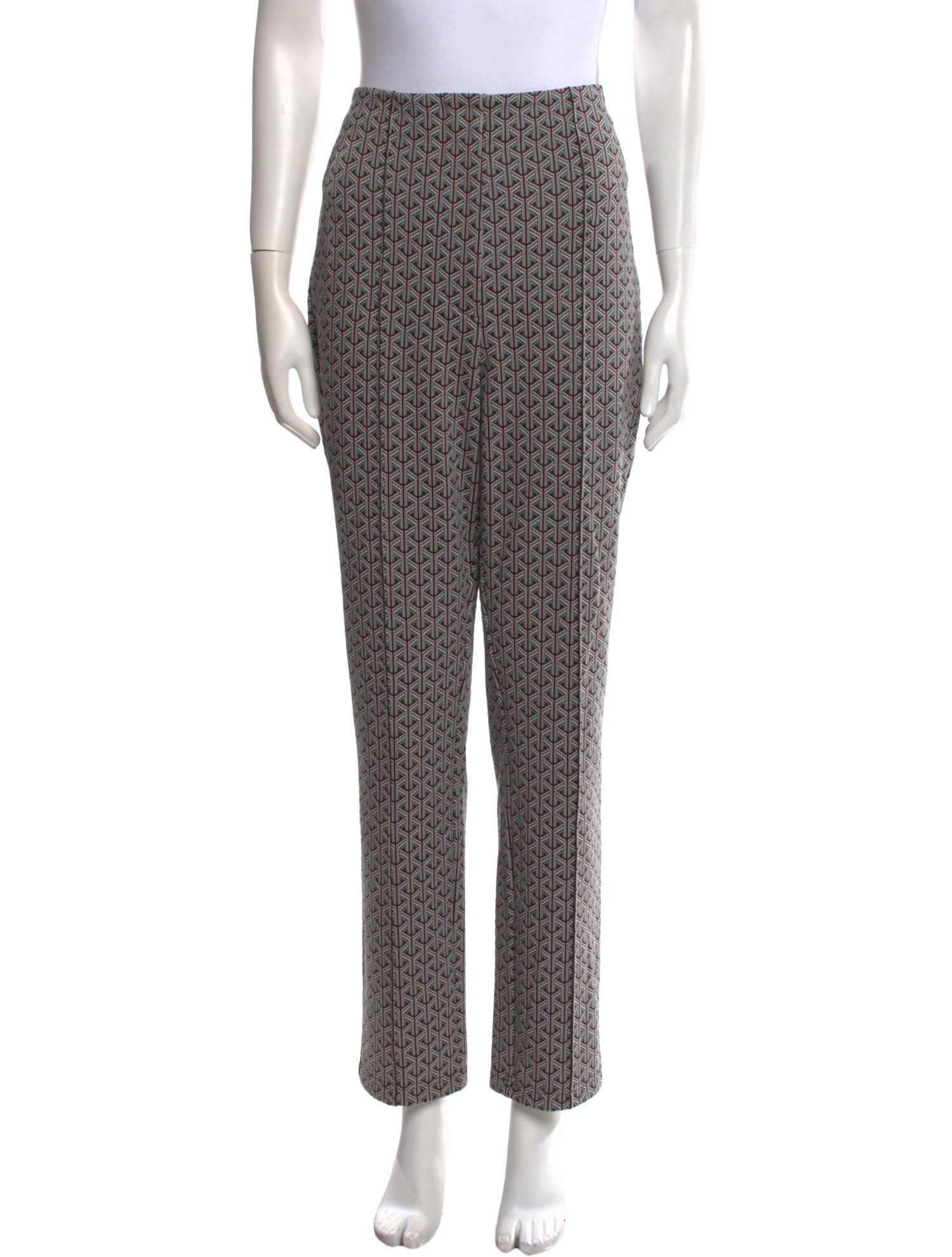 Diane von Furstenberg Printed Straight Leg Pants