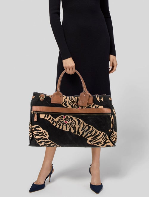 Diane von Furstenberg Canvas Weekender Bag