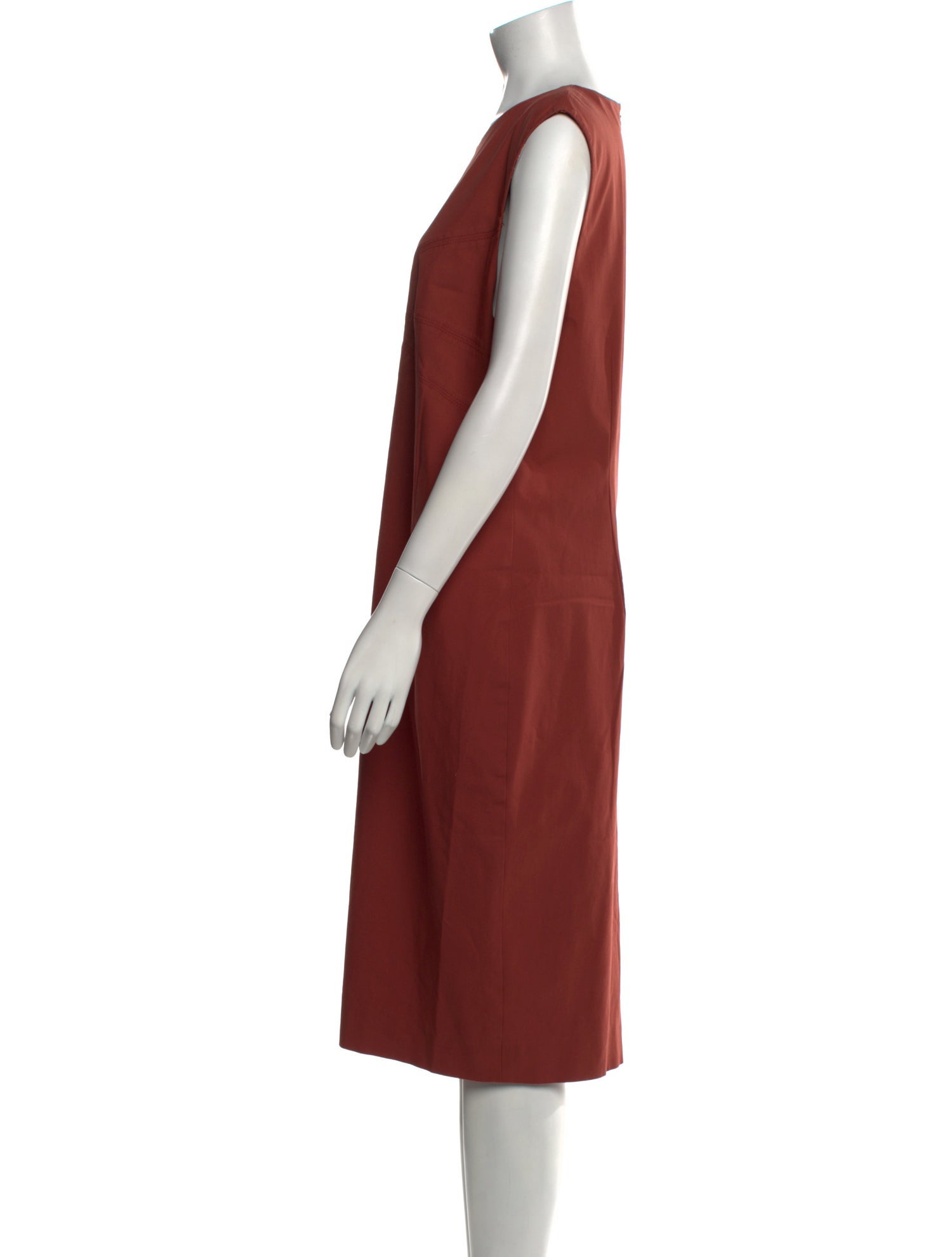 Diane von Furstenberg Crew Neck Midi Length Dress