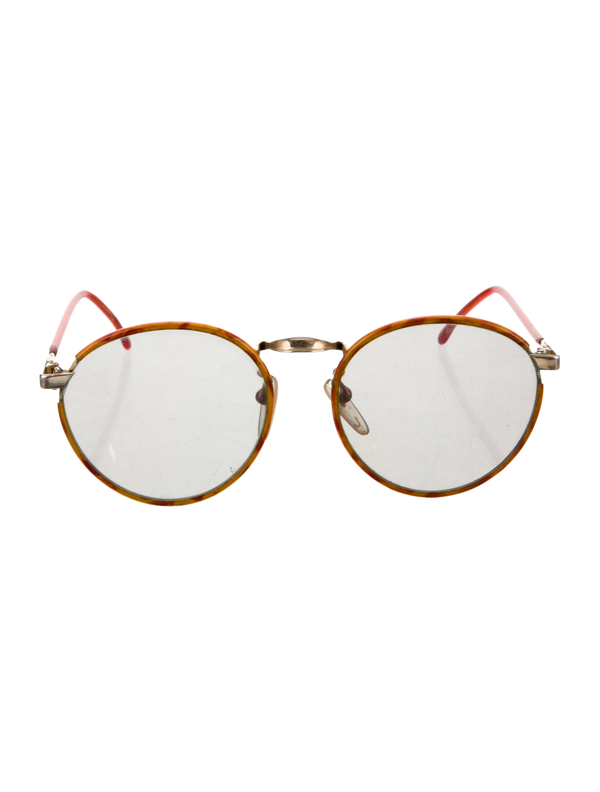 Diane von Furstenberg Round Mirrored Sunglasses