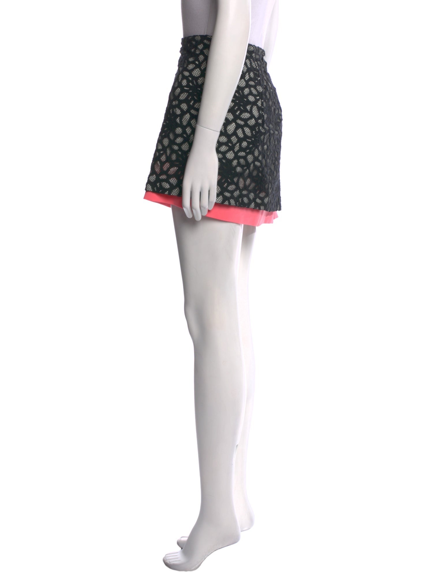 Diane von Furstenberg Lace Pattern Mini Skirt w/ Tags