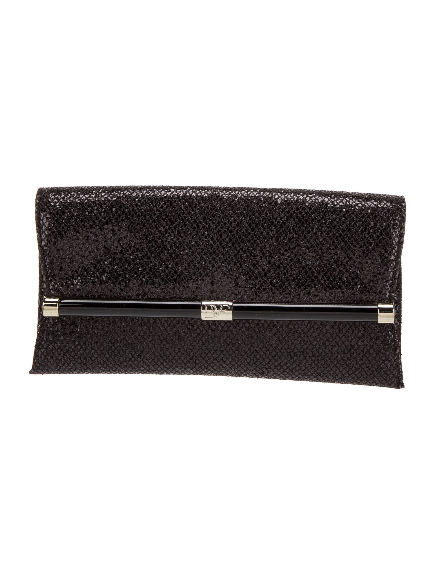 Diane von Furstenberg Glitter Clutch w/ Tags