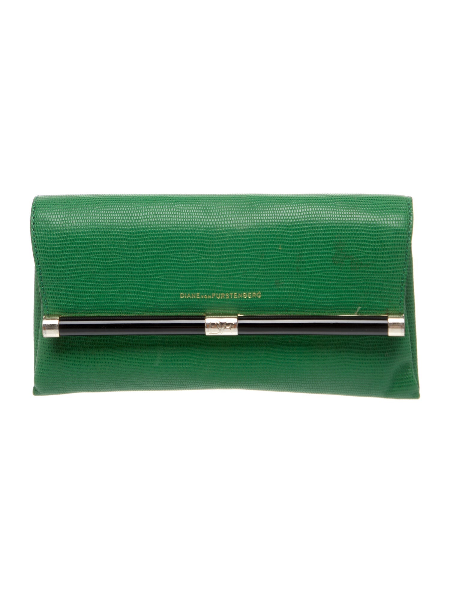 Diane von Furstenberg Leather Clutch