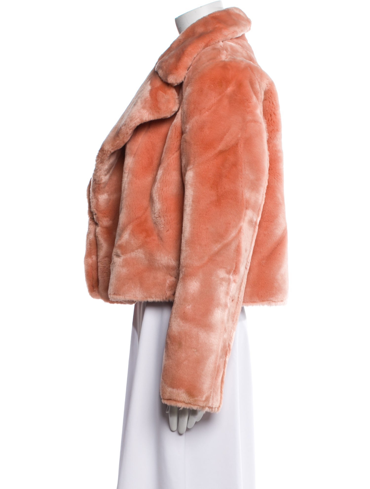 Diane von Furstenberg Faux Fur Faux Fur Jacket