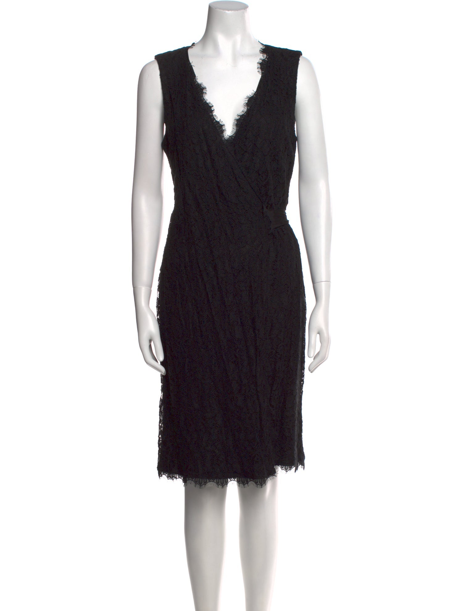 Diane von Furstenberg V-Neck Knee-Length Dress