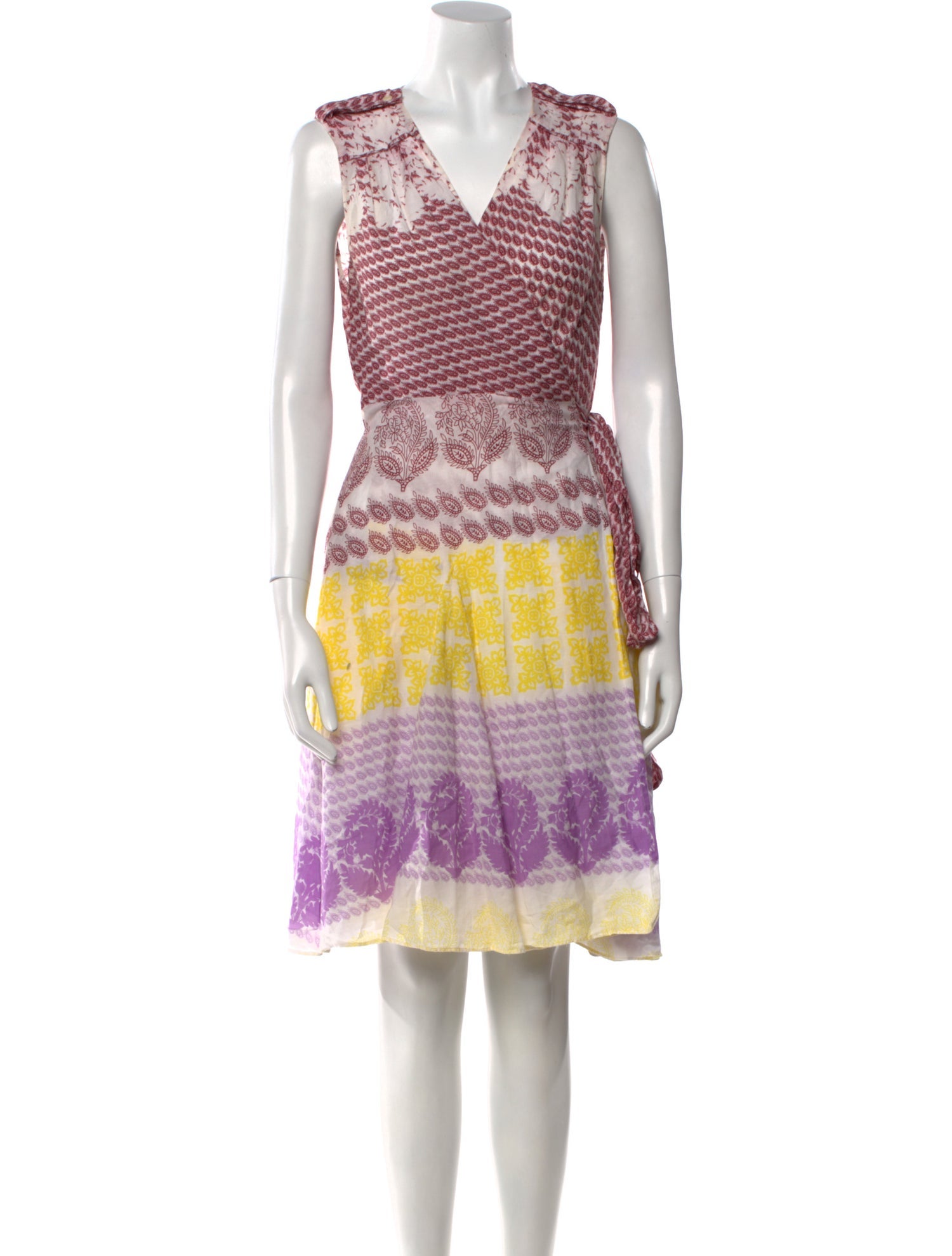 Diane von Furstenberg Printed Knee-Length Dress