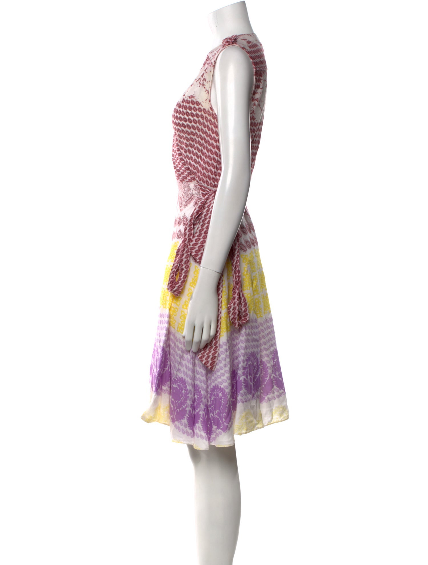 Diane von Furstenberg Printed Knee-Length Dress