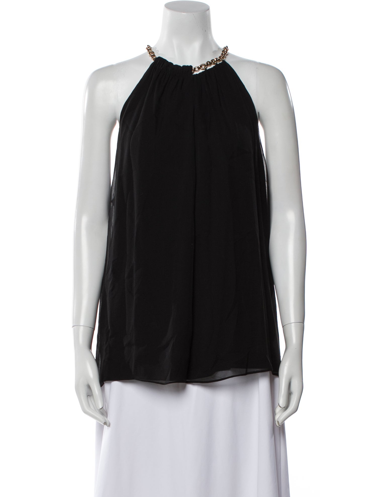 Diane von Furstenberg Silk Halterneck Blouse