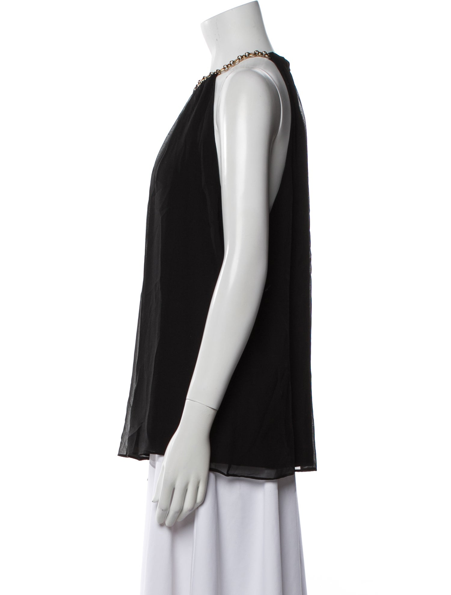 Diane von Furstenberg Silk Halterneck Blouse