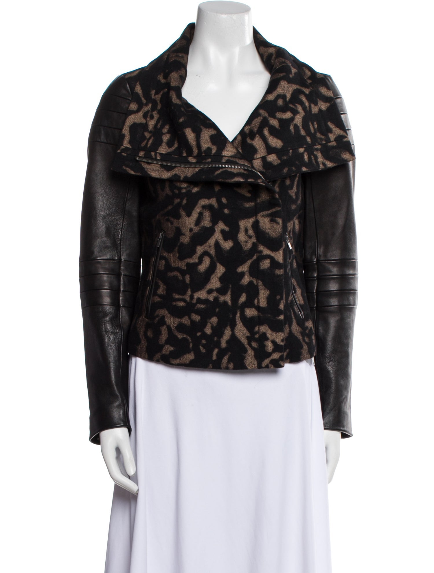 Diane von Furstenberg Animal Print Evening Jacket