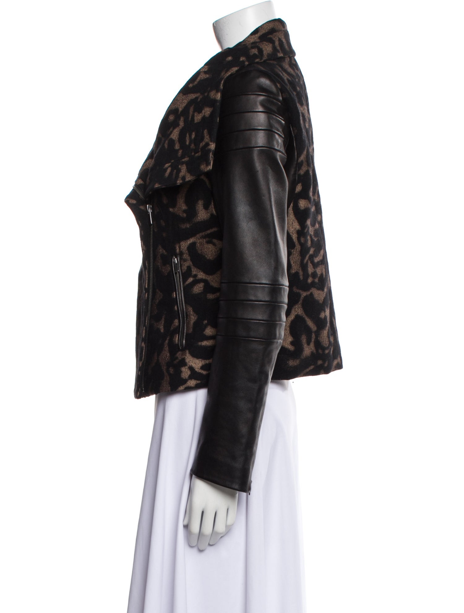 Diane von Furstenberg Animal Print Evening Jacket