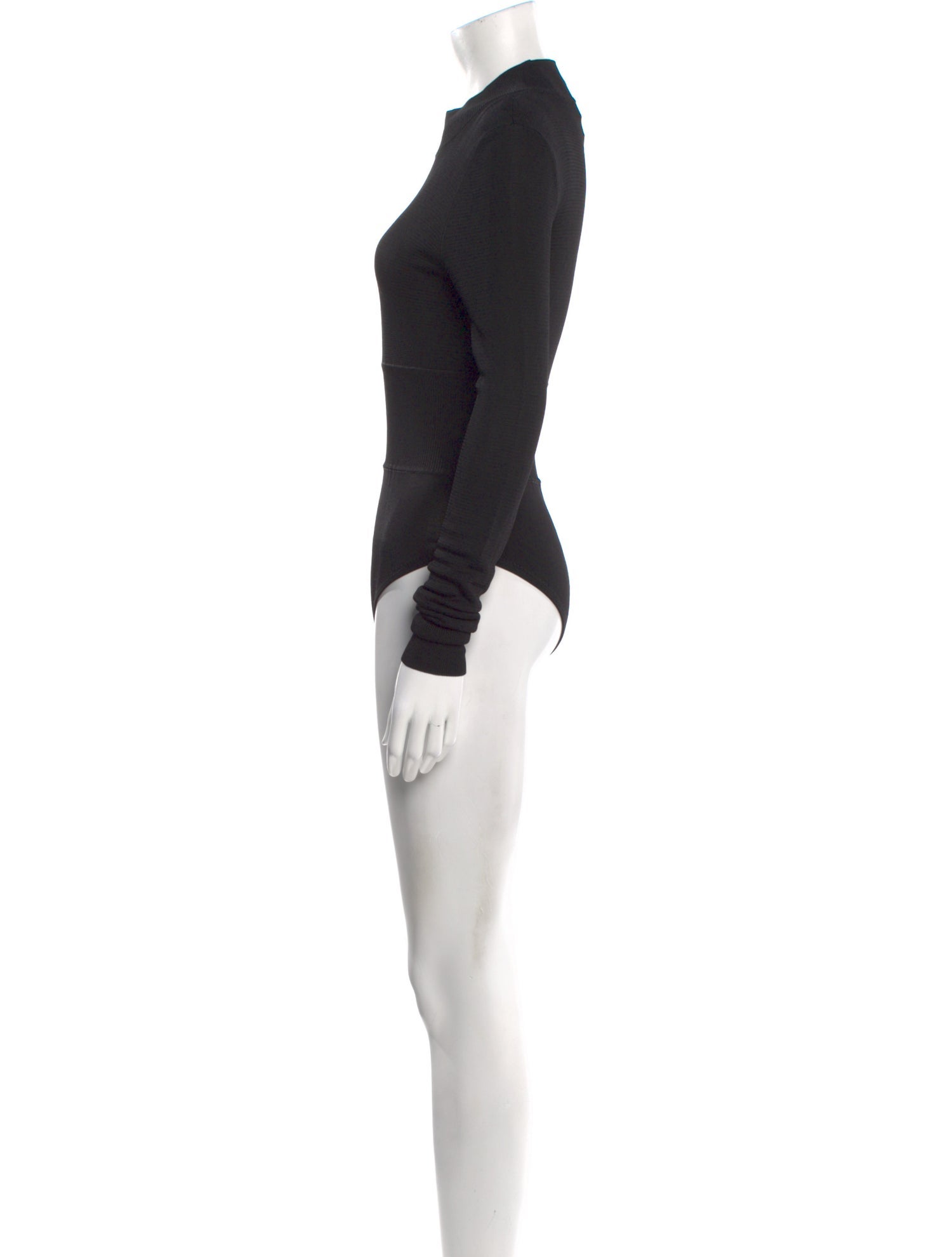 Diane von Furstenberg Mock Neck Long Sleeve Bodysuit