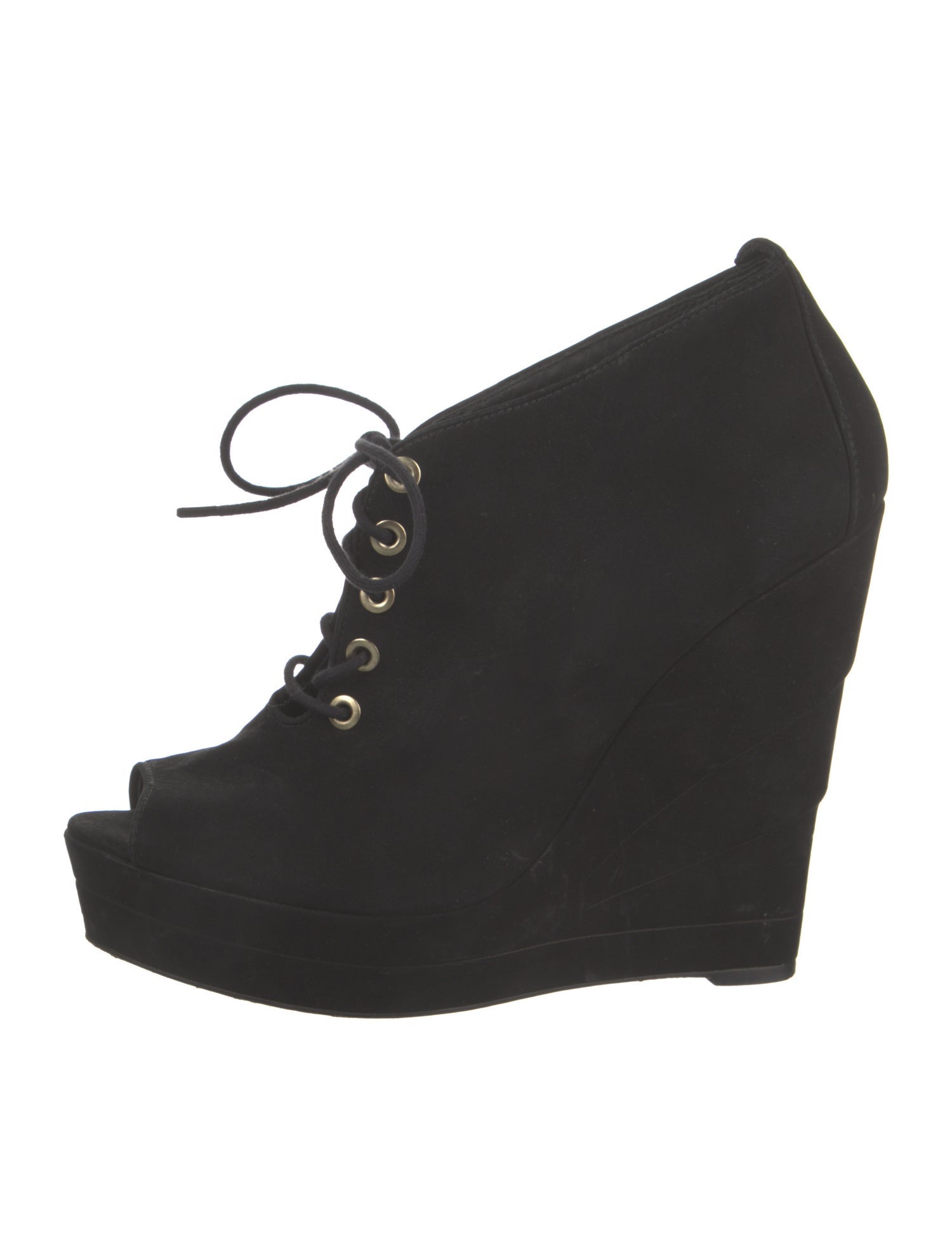 Diane von Furstenberg Suede Lace-Up Boots