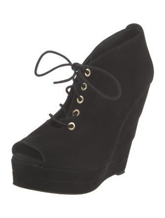 Diane von Furstenberg Suede Lace-Up Boots