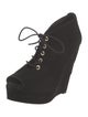 Diane von Furstenberg Suede Lace-Up Boots