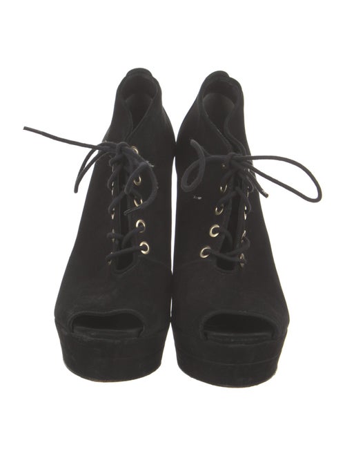 Diane von Furstenberg Suede Lace-Up Boots