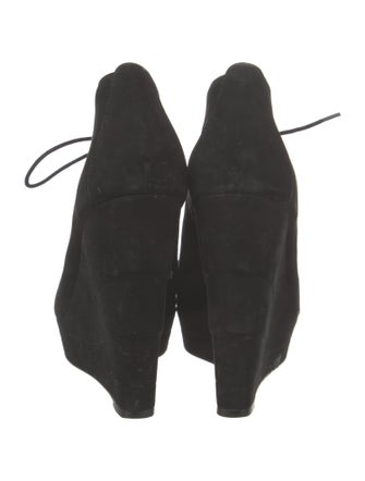 Diane von Furstenberg Suede Lace-Up Boots