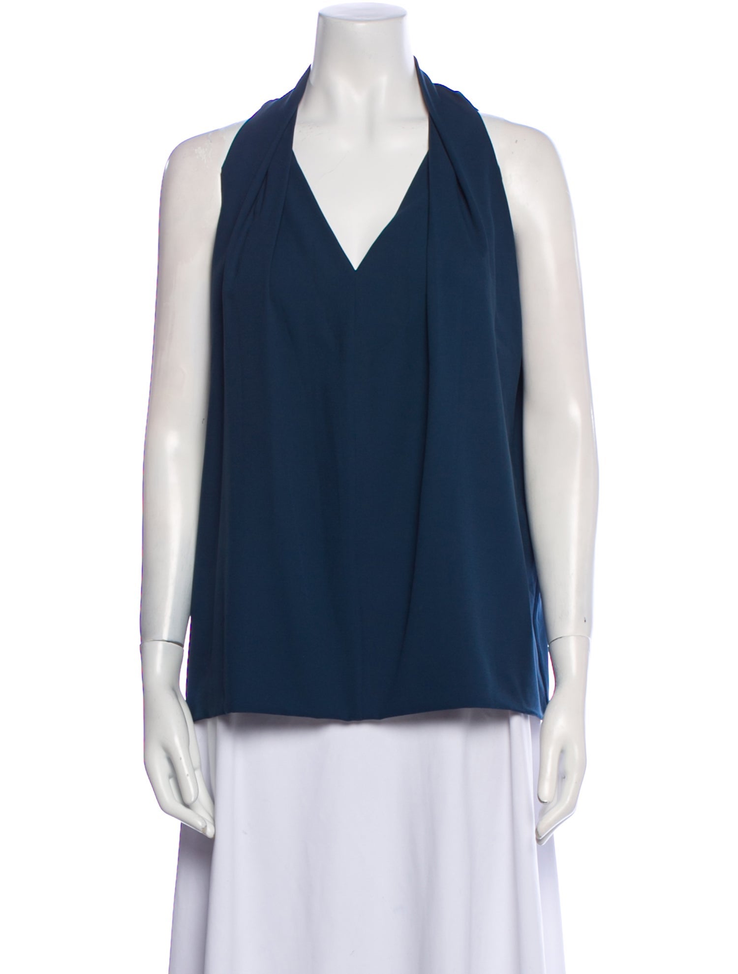 Diane von Furstenberg V-Neck Sleeveless Blouse