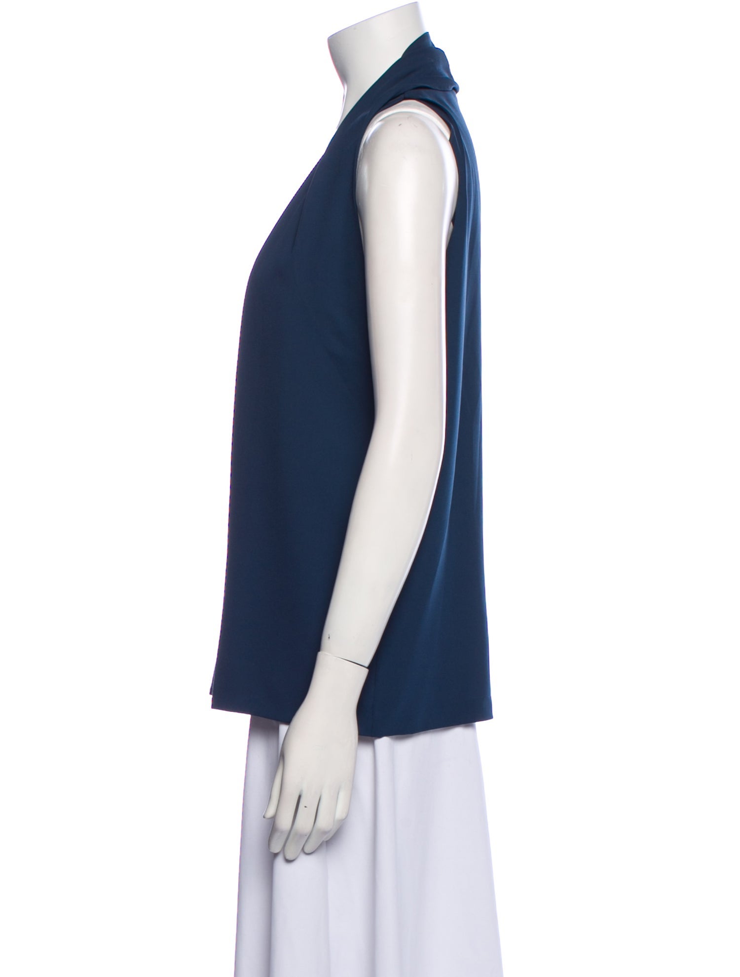 Diane von Furstenberg V-Neck Sleeveless Blouse
