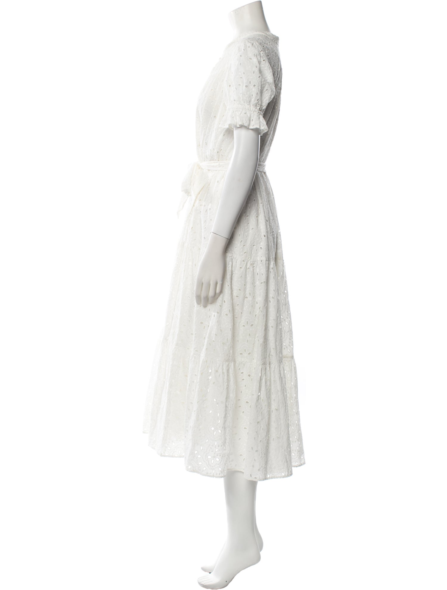 Diane von Furstenberg V-Neck Midi Length Dress