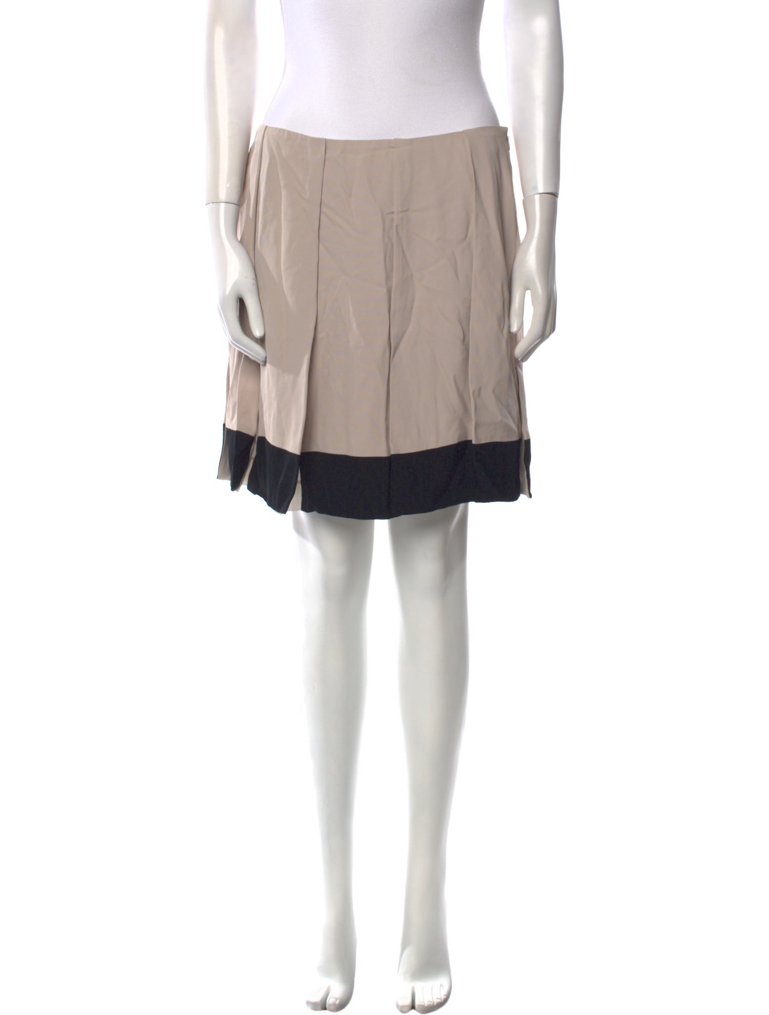 Diane von Furstenberg Colorblock Pattern Mini Skirt