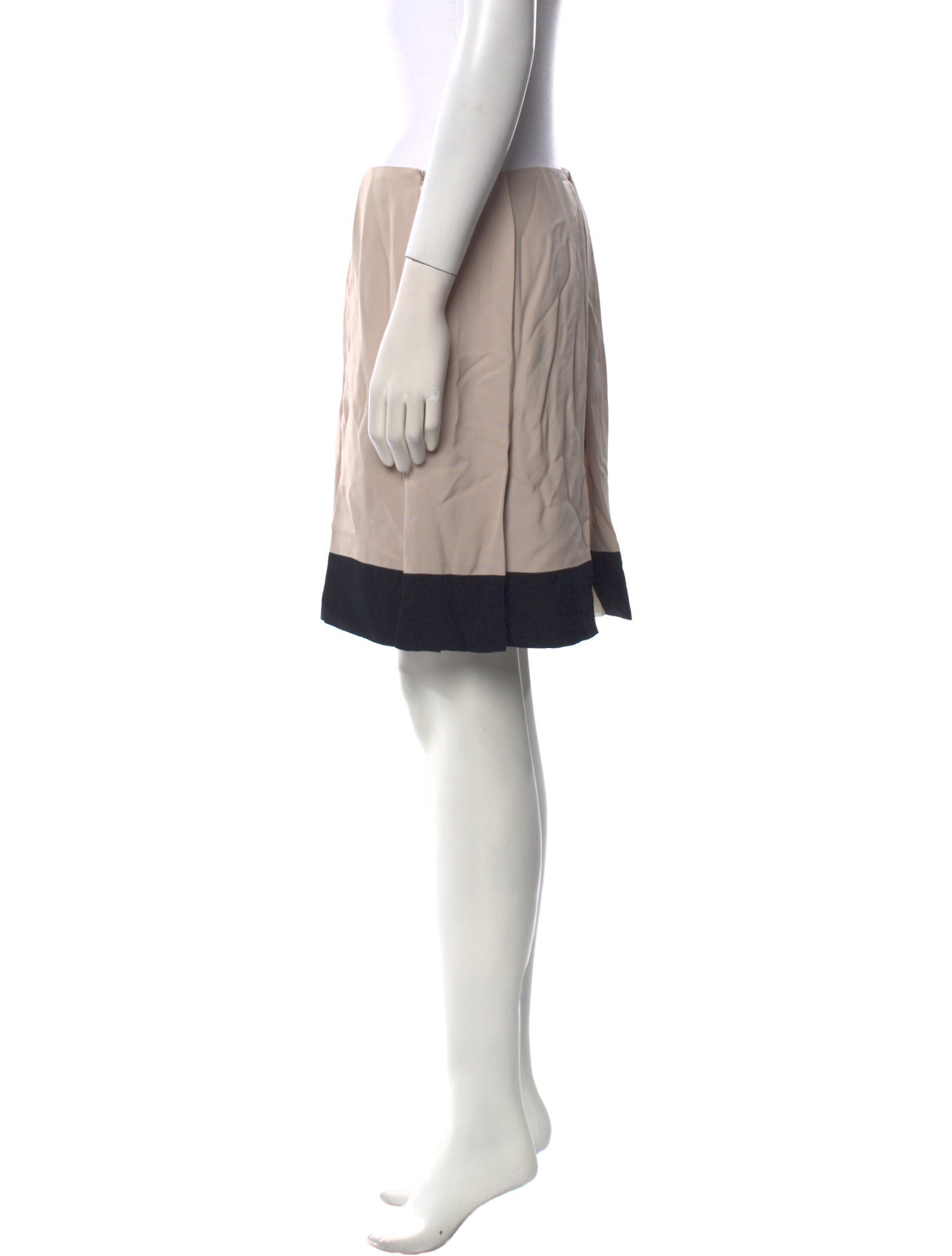 Diane von Furstenberg Colorblock Pattern Mini Skirt