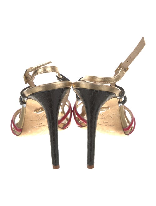 Diane von Furstenberg Leather Slingback Sandals