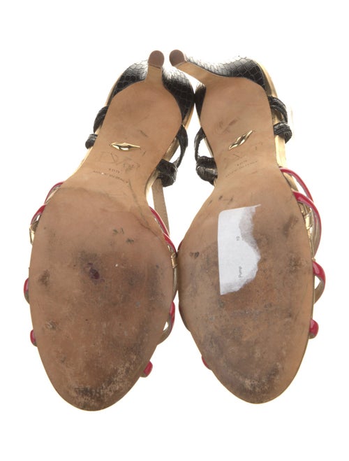 Diane von Furstenberg Leather Slingback Sandals