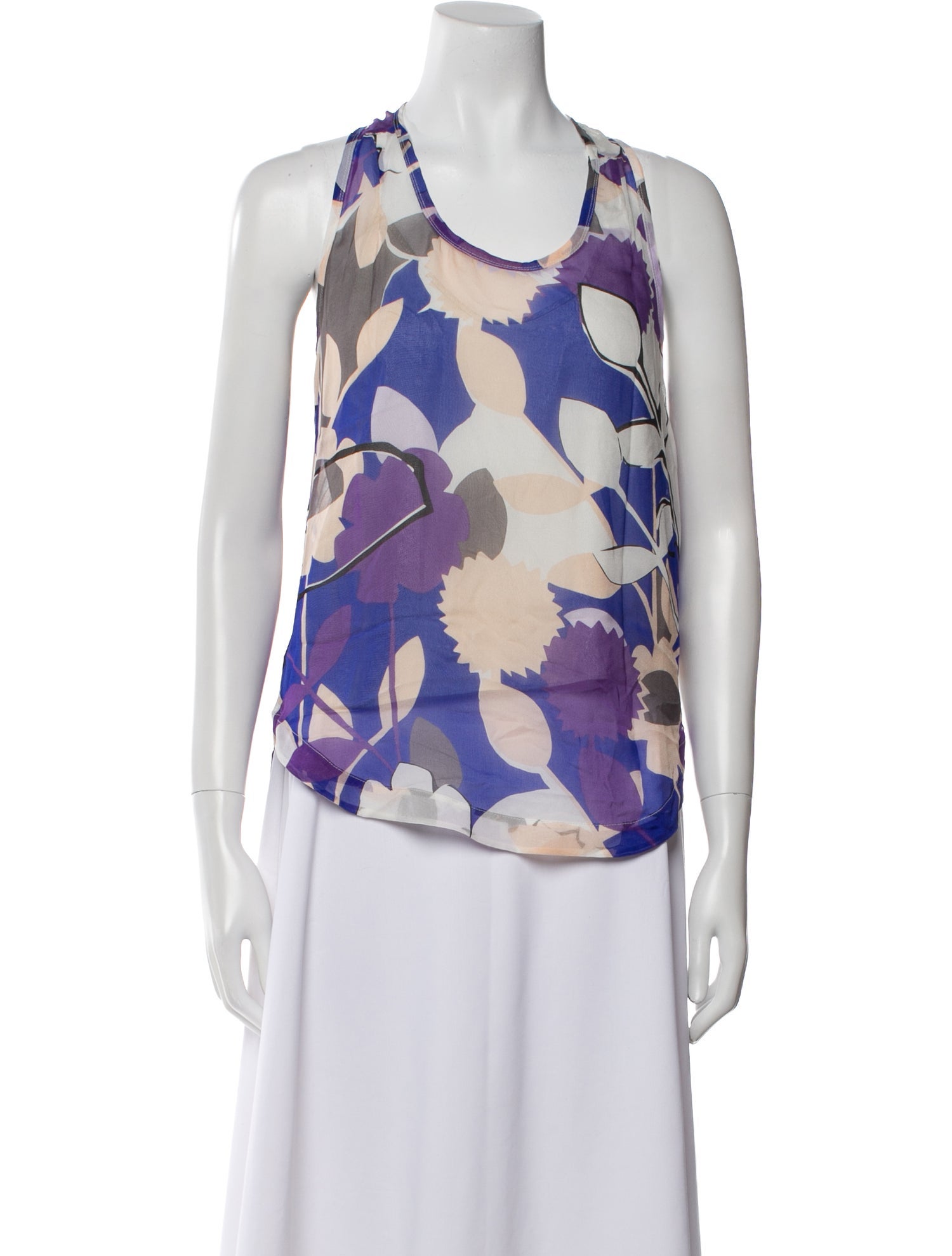 Diane von Furstenberg Silk Printed Top