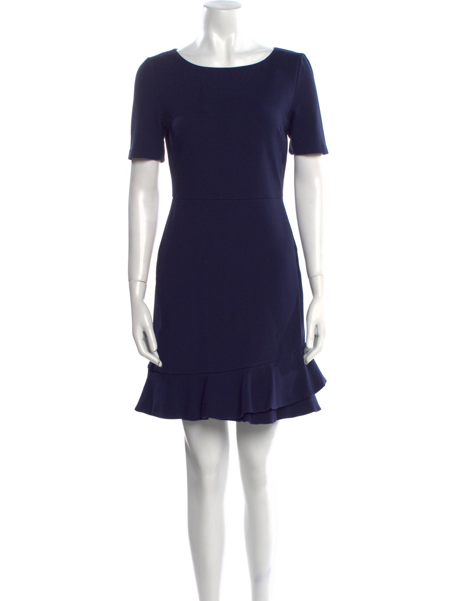 Diane von Furstenberg Bateau Neckline Mini Dress