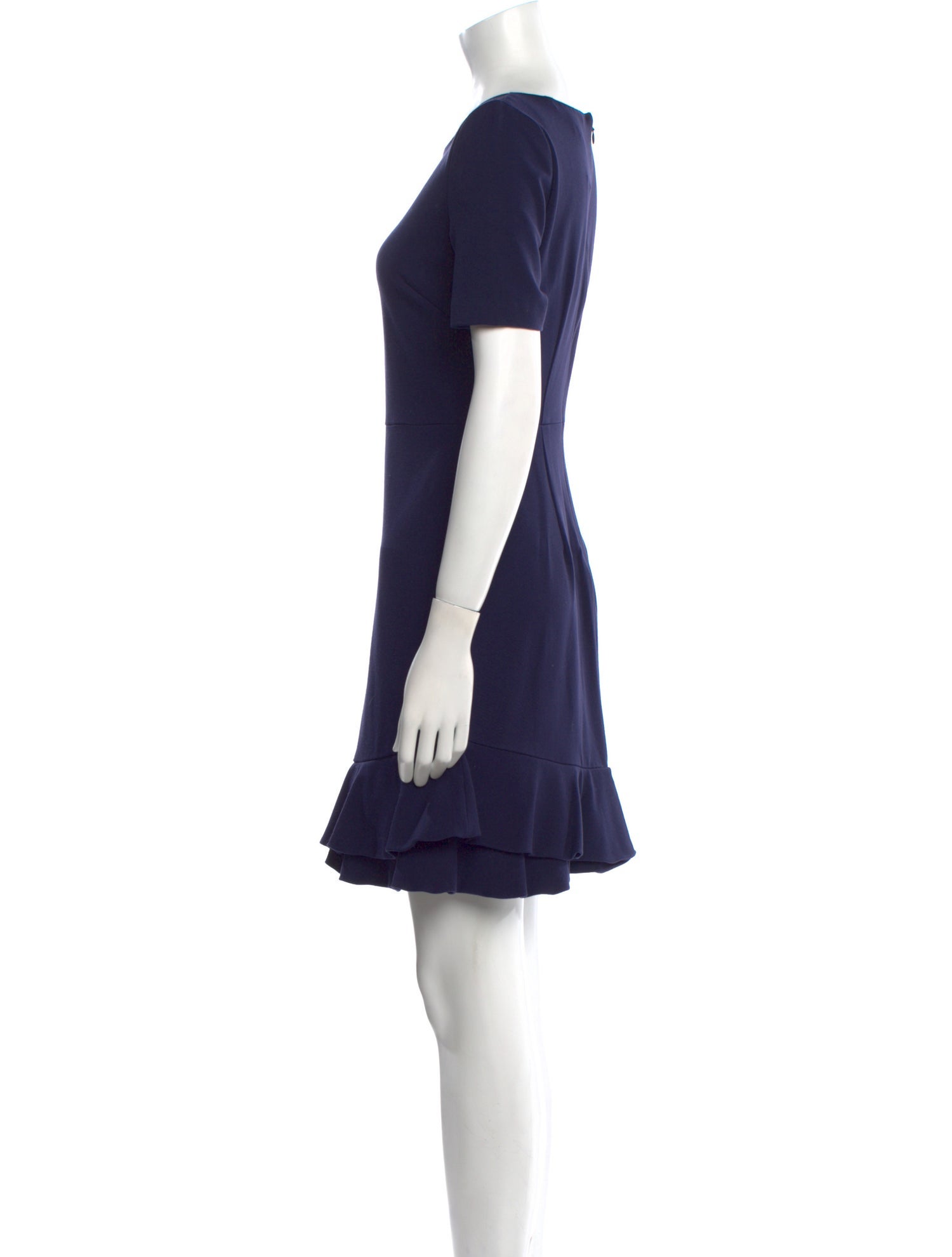 Diane von Furstenberg Bateau Neckline Mini Dress