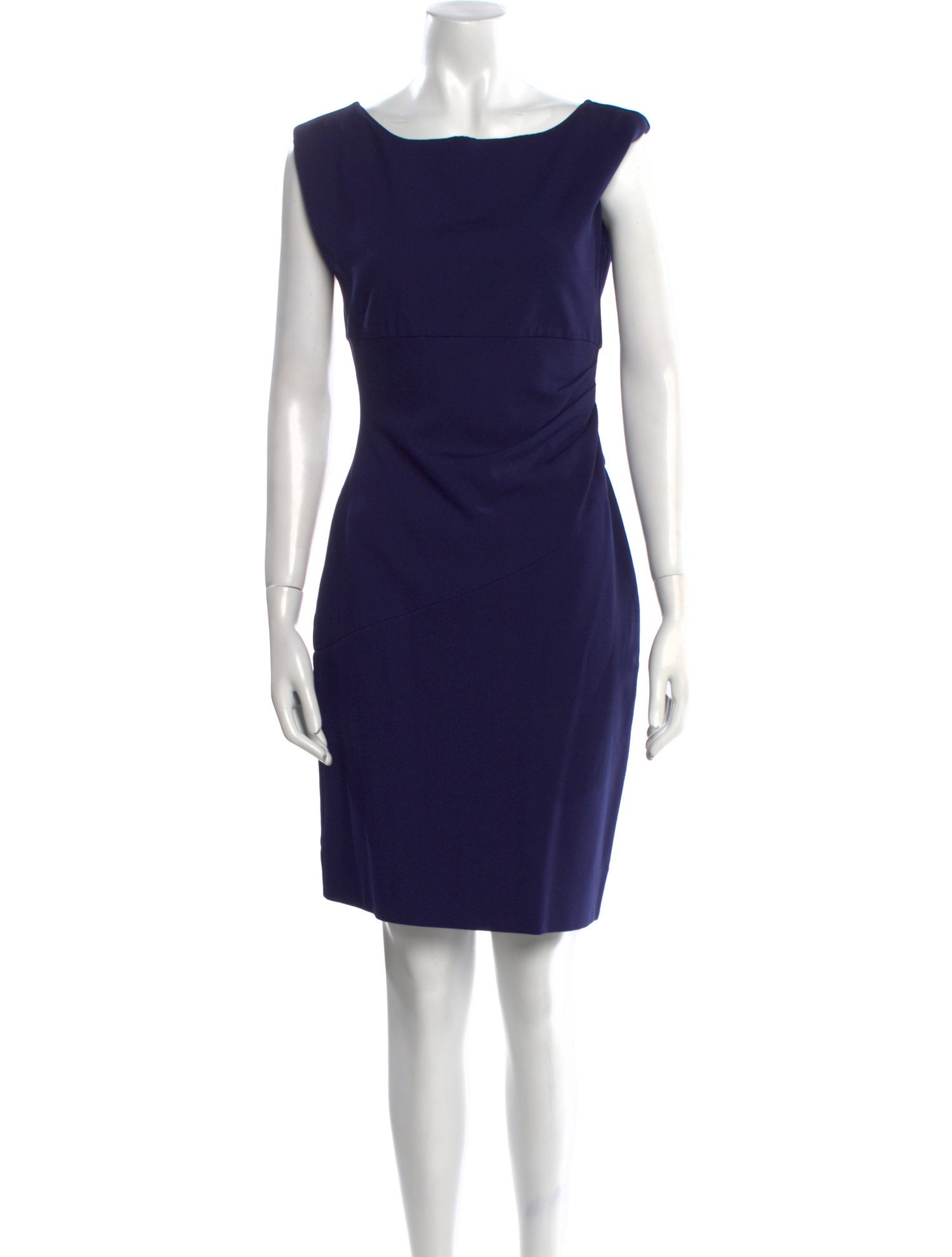 Diane von Furstenberg Bateau Neckline Mini Dress