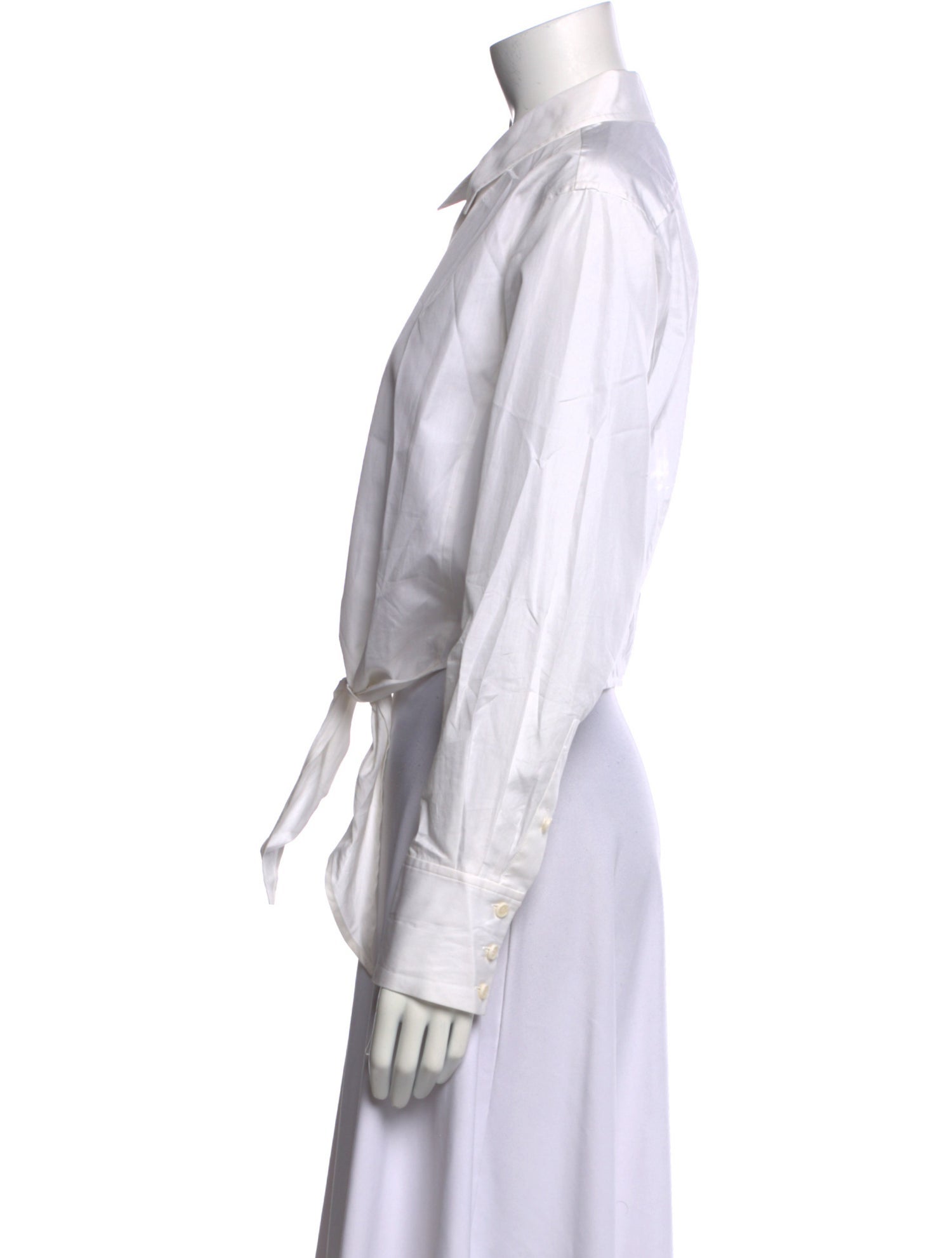 Diane von Furstenberg Long Sleeve Button-Up Top