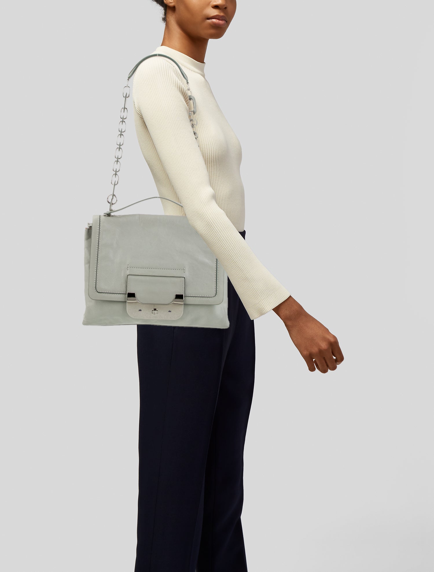 Diane von Furstenberg Leather Shoulder Bag