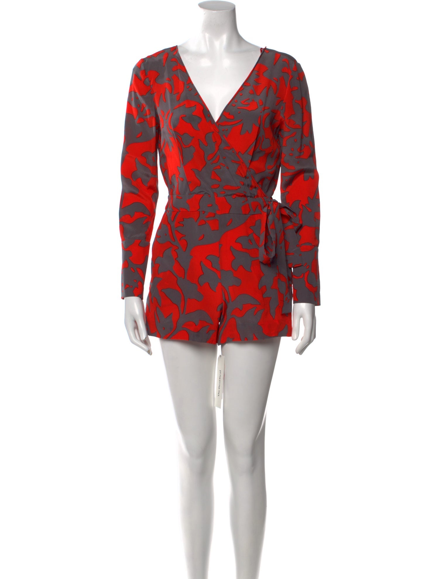 Diane von Furstenberg Silk Printed Romper