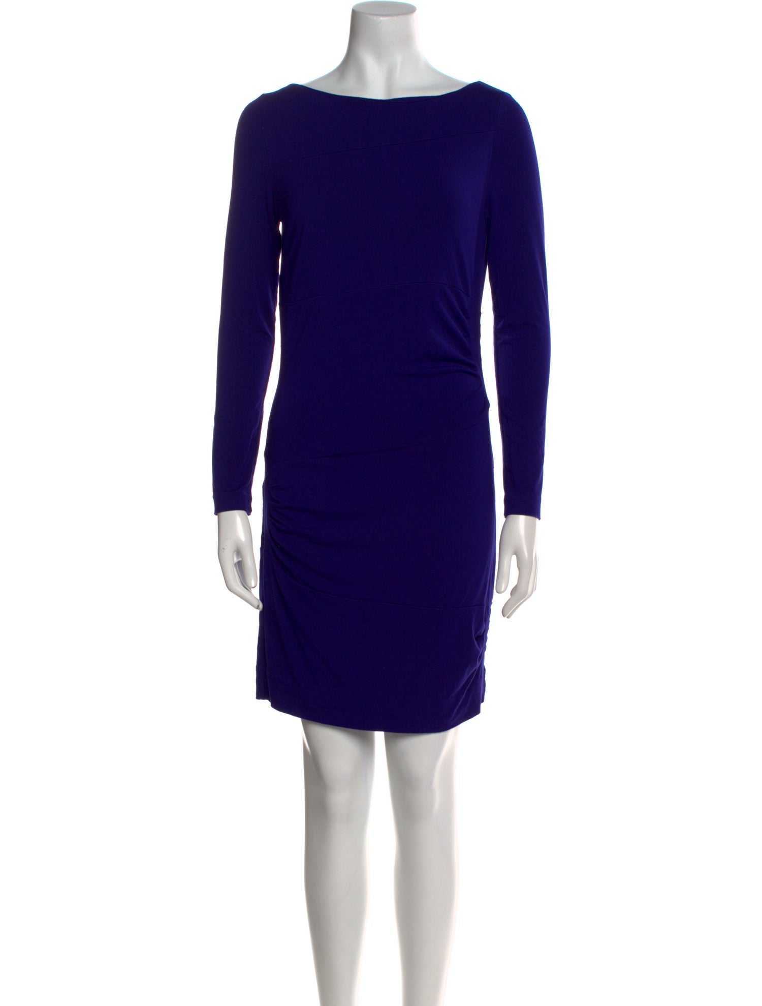 Diane von Furstenberg Bateau Neckline Mini Dress