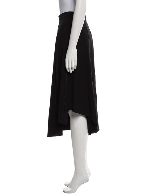 Diane von Furstenberg Grosgrain Trim Midi Length Skirt