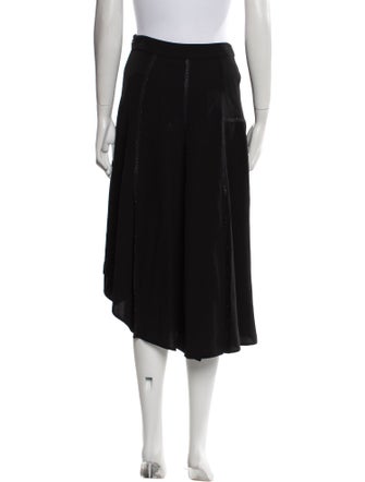 Diane von Furstenberg Grosgrain Trim Midi Length Skirt
