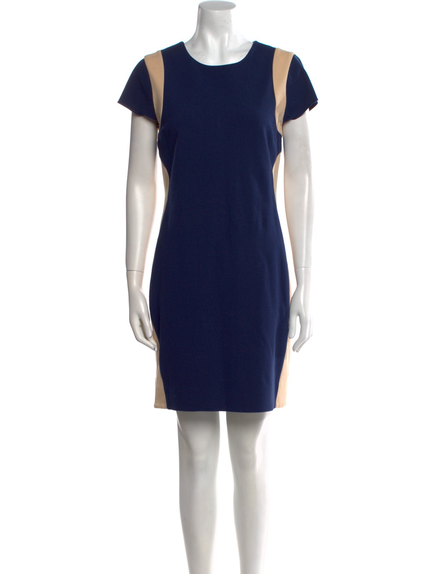 Diane von Furstenberg Crew Neck Mini Dress